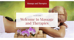 Desktop Screenshot of massageandtherapies.com